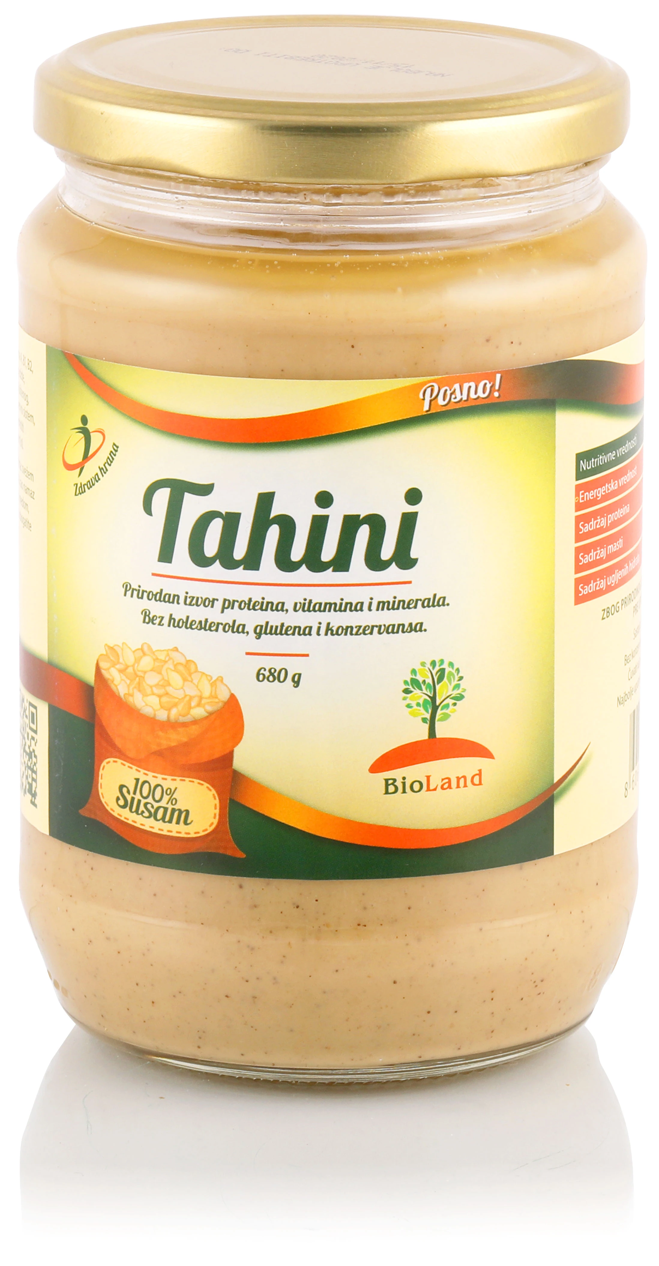 Tahini - susamova pasta 680 g Bioland